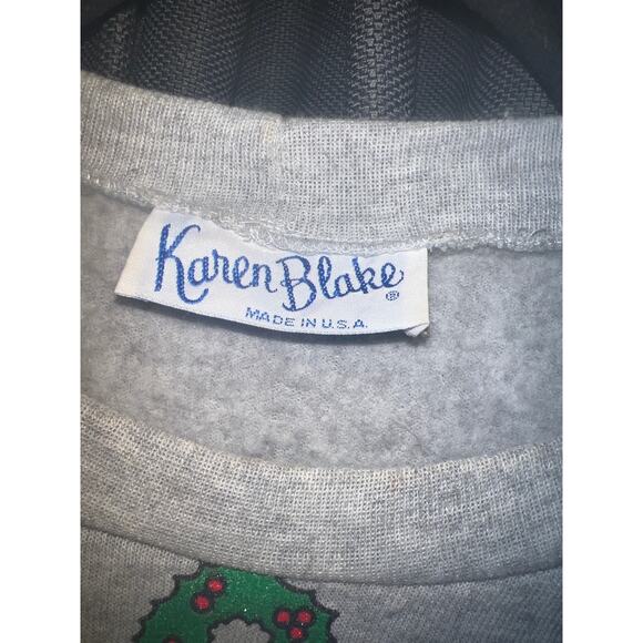 Ugly Christmas Sweater Xmas Sweatshirt Crewneck Size XL Vintage Dog - Picture 2 of 3